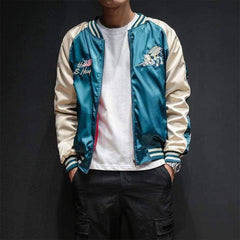 Luxury Usa Bomber - Blue / M