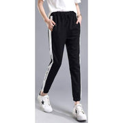 Pantalon Court À Bande - Pantalon