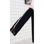 Pantalon Large À Bande - Pantalon