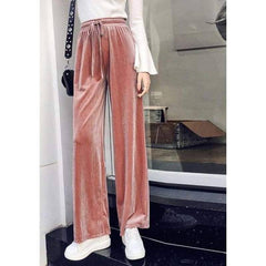 Pantalon Souple Large - Rose / S - Pantalon