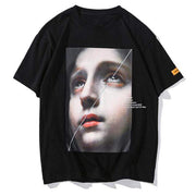 T-SHIRT IMPRIMÉ LOOKING BACK