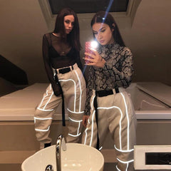 Pantalon line reflective