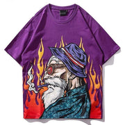 T-SHIRT SMOKING GRANDPA