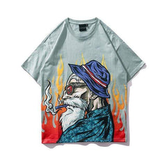 T-SHIRT SMOKING GRANDPA