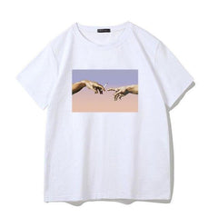 T-SHIRT MICHELANGELO SMOKE