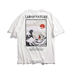 T-shirt imprimé LAW OF NATURE