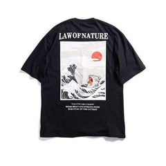 T-shirt imprimé LAW OF NATURE