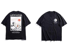 T-shirt imprimé LAW OF NATURE