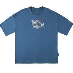 T-SHIRT WAVE BIRDS