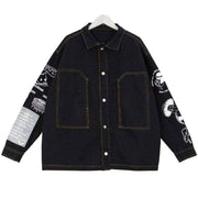 Veste En Denim Lostcat - Noir / S - Veste